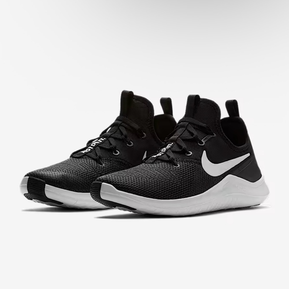 Nike free TR 8 -Black and White Athletic Shoes